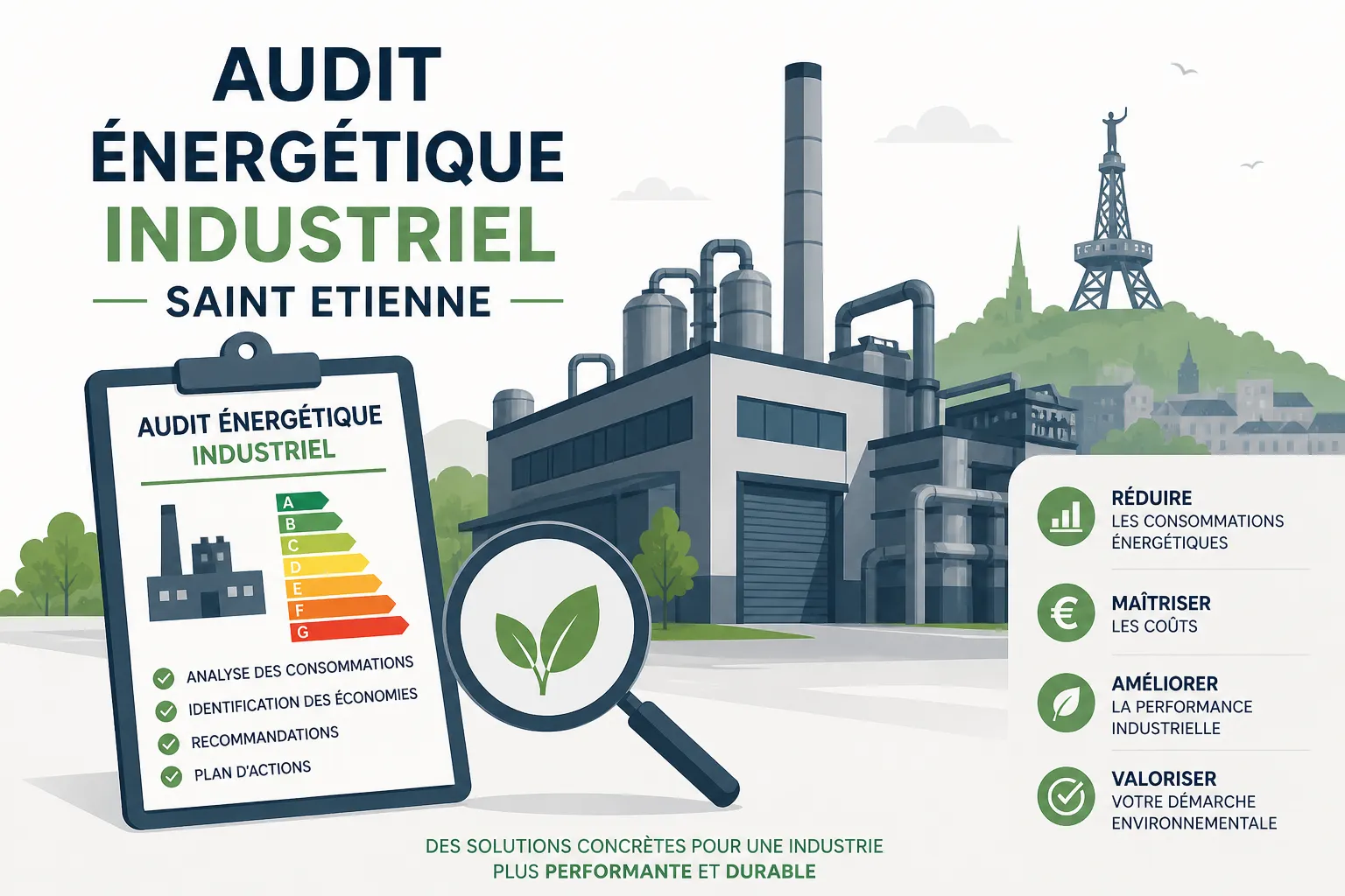 Opportunités de l'audit énergétique industriel à Saint-Étienne