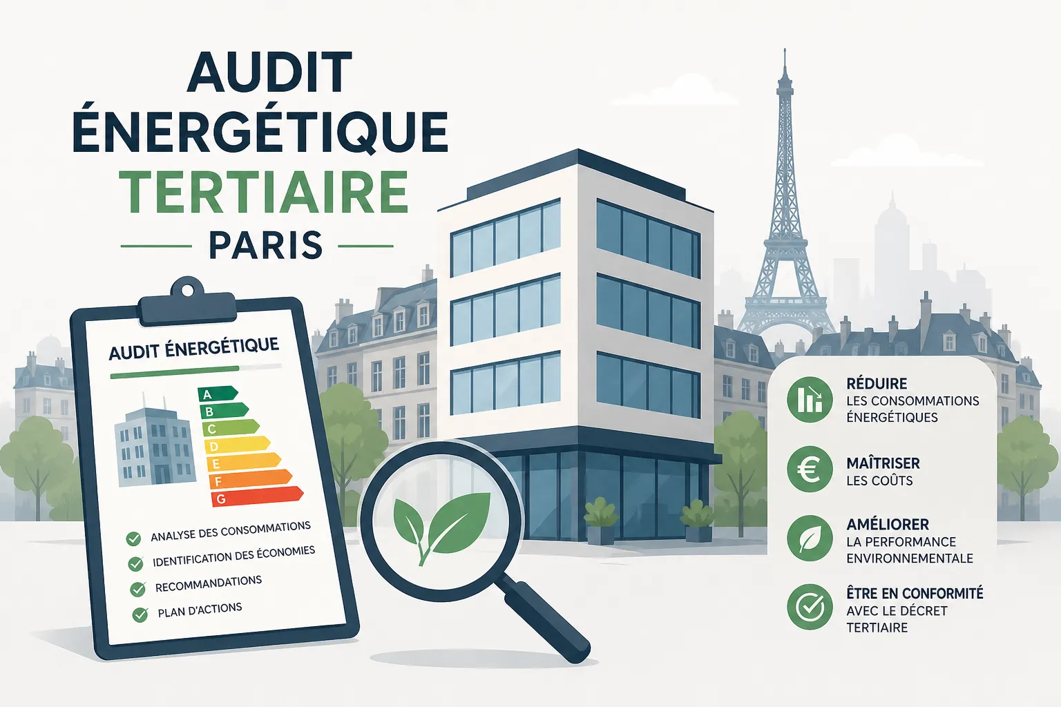 Opportunités de l'audit énergétique tertiaire à Paris